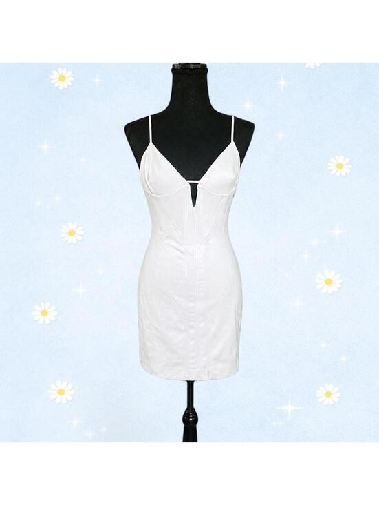 Zara Dresses & Skirts - Zara lilac bodycon mini dress fairycore soft girl size small 💜